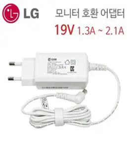 LG 27UL550 27TK600D 27TN600S 모니터 전원 어댑터 케이블 19V 2.0A 40W 호환, 1개