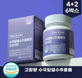 플랜비랩 수국잎 열수 추출물 글루타치온 저분자콜라겐 60정 ampk효소 6박스, 6개