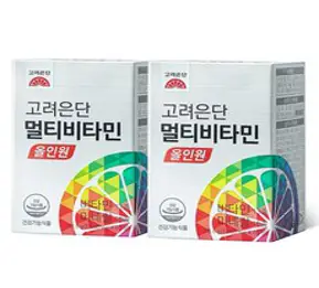 고려은단 멀티비타민 올인원, 60정, 1,560 mg, 2개