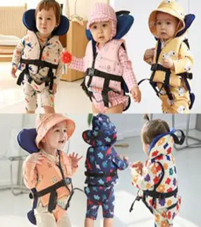 아기수영조끼 돌 유아 신생아 아동 KC인증 네오플랜 안전인증 수영보조용품 착용형, 까밀리아수영조끼