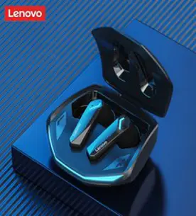Lenovo GM2 Pro 음악 게임 듀얼 모드 무선 이어폰 HD 통화 블루투스 5.3 헤드셋 내장 마이크, Black