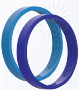 QLB BAND 발열체크밴드 체온체크, S (파우치 색상 랜덤)
