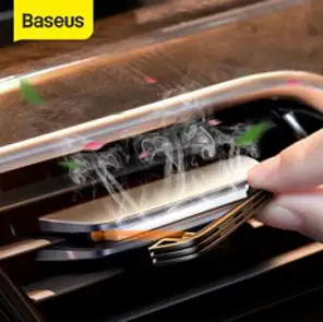 Baseus 송풍구 디퓨저 향수 2세대 인비저블 방향제, 다크그레이, 1개