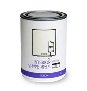 노루페인트 실내벽면용 페인트 1L, 아이보리, 1개