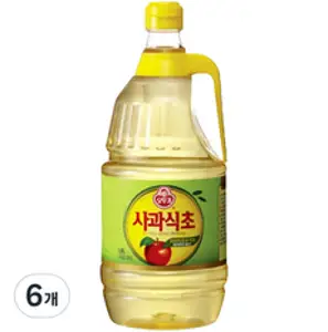 오뚜기 사과식초, 1.8L, 6병