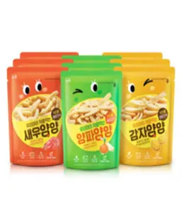 남양 어린이용 구운과자 얌얌 혼합 9개(새우얌얌3+감자얌얌3+양파얌얌3), 1세트