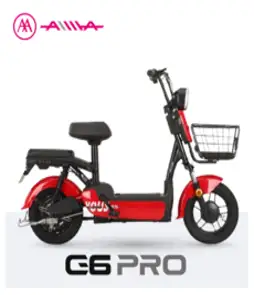 아이마 G6 Pro - 48V 12Ah 45km BOSCH 모터 350W, 레드