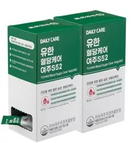 유한양행 혈당케어 여주 S52 90p, 162g, 2개