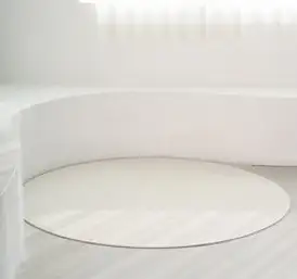 인룸 플레인 소프트 러그 원형100