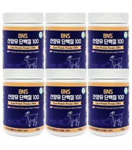 [인포벨 홈쇼핑]100% 청정 산양유 분말 BNS 산양유 단백질100 단백질 보충제 분말 가루 세트, 150g, 3개