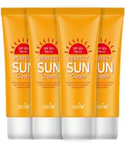 터치미 퍼펙트 썬크림 선크림 자외선차단제, 60ml, 4개