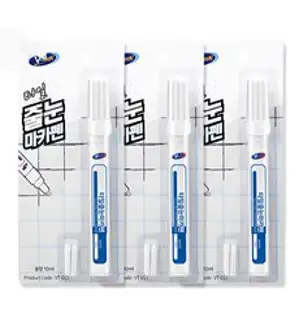 Vtech 타일 줄눈 마카펜 VT-015 10ml, 3개