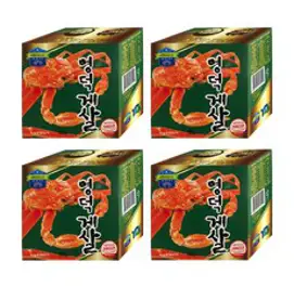 영덕농수산 게살 통조림, 90g, 4개