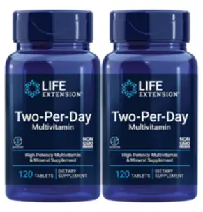 라이프 익스텐션 투퍼데이 태블릿 Life Extension Two-Per-Day Tablets 120 태블릿, 120정, 2개