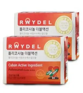 레이델 폴리코사놀 더블액션 200 mg X 30정 김명민 폴리코사놀, 2개