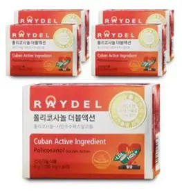 레이델 폴리코사놀 더블액션 200 mg X 30정 김명민 폴리코사놀, 5개