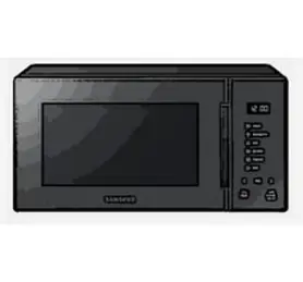 삼성전자 전자레인지 23L 글램차콜, MS23T5018AC