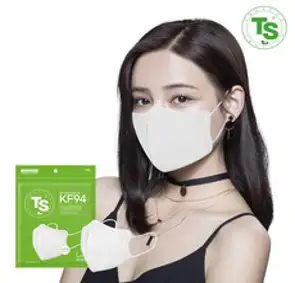 TS가드 KF94 황사방역 마스크 4중필터 대형/화이트 x100매, 1개입, 100개, 화이트