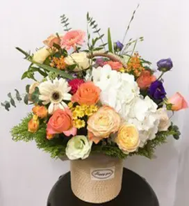 대박플라워 너뿐이야 꽃바구니 생일선물 기념일 출산꽃선물 병문안 꽃배달