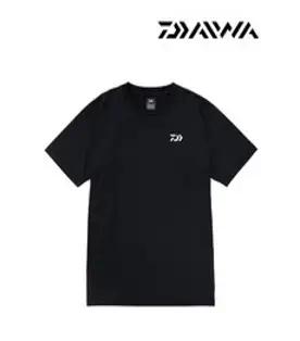 다이와 클린오션 로고 티셔츠 반팔티 블랙 DE-8323