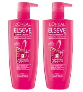 로레알파리 케라틴 스무드 퍼펙팅 컨디셔너, 410ml, 2개