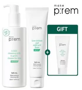 메이크프렘 클렌징 밀크 500ml+(본품)안심폼150ml+폼20ml, 단품
