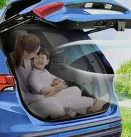 베라크루즈 뉴 SUV 차량용 트렁크 모기장 차박 캠핑 방충망, 02. 앞열 좌우 방충망 2P