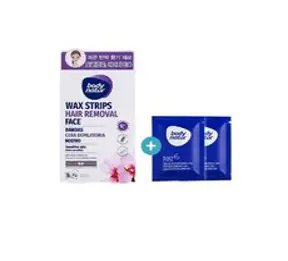 바디네이처 헤어리무버 왁스스트립 페이스 스위트 아몬드 오일 12p + 티슈 2p, 3세트