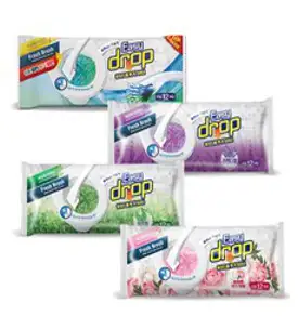 이지드롭 변기크리너 레몬향 리필 3팩(36입), 3개