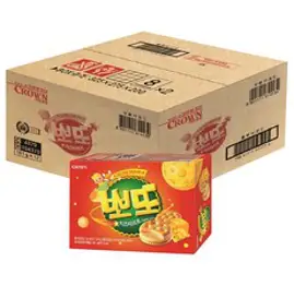 크라운 뽀또 치즈타르트, 161g, 12개