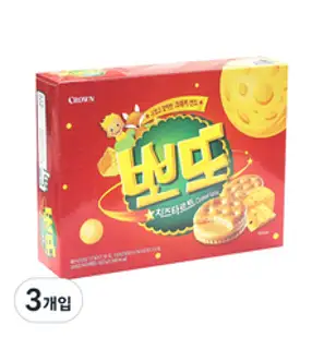 뽀또 치즈타르트, 322g, 3개