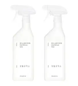 생활공작소 뿌리는 곰팡이 제거제, 750ml, 2개