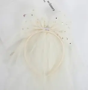 로로샤 여아용 리본 샤 헤어밴드