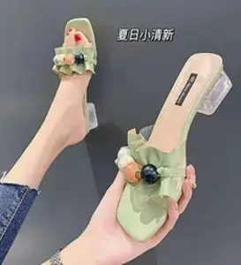 여름 편한 슬링백 힐 신발 여성 슬리퍼 패션 샌들 발 뒤꿈치 오픈 발가락 Chaussure Femme Zapatos Mujer