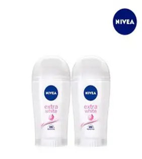 니베아 데오드란트 엑스트라 화이트 스틱타입, 40ml, 2개