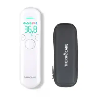 식약처 허가 써모케어 비접촉 체온계 MT-1000 + 보관용 파우치, 1개