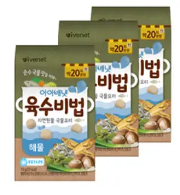 아이배냇 육수비법 16g, 해물, 3개