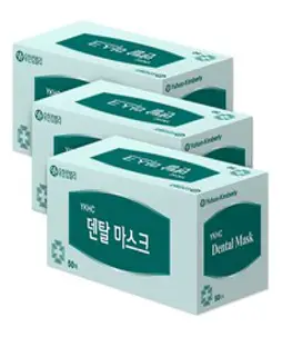 유한킴벌리 YKHC 덴탈 마스크, 50매입, 3개