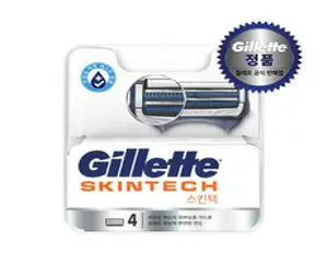 [P&G] 질레트 스킨텍 면도날 4입, 4개입, 1개