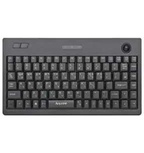 애니존 무선 트랙볼 키보드 + 키스킨, AWTK-200, 혼합색상, 텐키리스