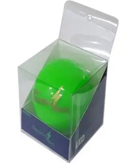 나사레 썬더볼트 LED 파크 골프공 3피스, 그린, 1개, 1개입