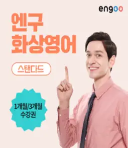 엔구 화상영어 스탠다드 1 3개월 수강권, 월8회 1개월