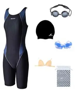 아쿠아티카 여성용 5부 반전신 수영복 AQA49246 일반용 6종세트