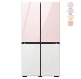 [색상선택형] 삼성전자 비스포크 4도어 프리스탠딩 양문형 냉장고 870L 방문설치, RF85C9101AP