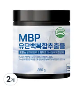 초담식품 MBP 유단백복합추출물 분말, 250g, 2개