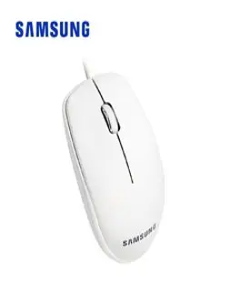 삼성전자 삼성 저소음 유선 사무용 USB 컴퓨터 노트북 마우스 SPA-JMA1PUW 화이트