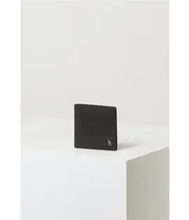 22FW [populet]블랙 단색 소가죽 머니클립 WUWA2F101BK