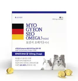 88오메가가드 맛있게 씹어먹는 강아지 고양이 오메가3 영양제 피부 관절 눈 심장, 1개