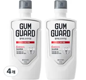 검가드 오리지널 구강청결제, 750ml, 4개