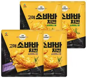 고메 소바바 치킨 소이허니 윙 300G x 2개 + 봉 300G x2개